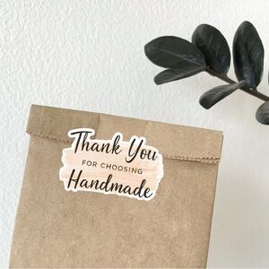 Stickers 16 — Thank You for Choosing Handmade